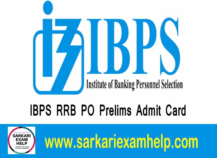 IBPS RRB PO Prelims Admit Card 2022 Download