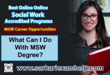 MSW Degree 2023