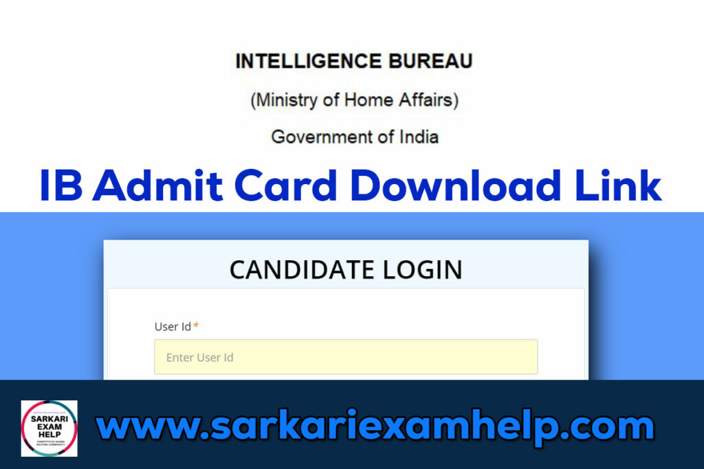 IB Admit Card 2023 Download Link