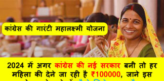 congress ki guarantee mahalakshmi scheme